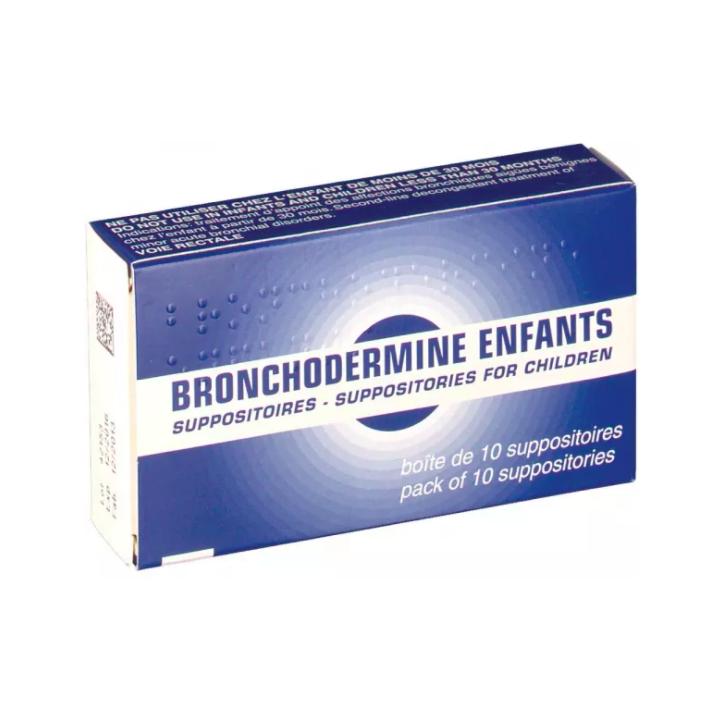 Bronchodermine enfants suppositoire - bo&icirc;te de 10 suppositoires