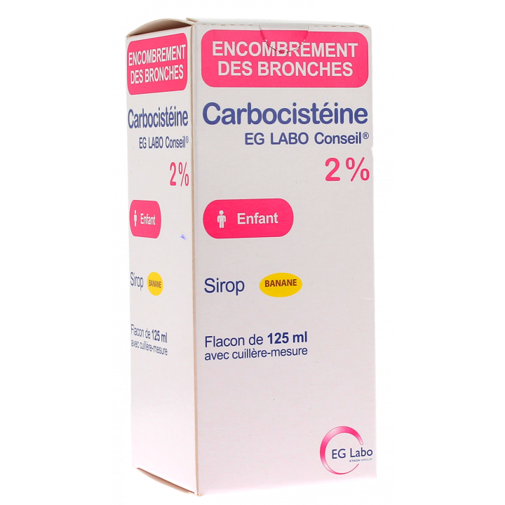 Carbocist&eacute;ine 2% enfants solution buvable - flacon de 125 ml