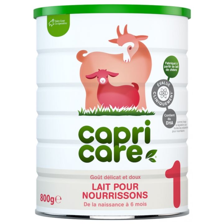 Lait pour nourrissons 1 de 0 &agrave; 6 mois Capricare - pot de 800 g