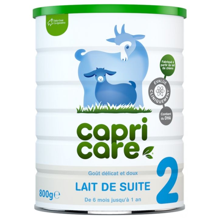 Lait de suite 2 6 mois &agrave; 1 an Capricare - pot de 800 g