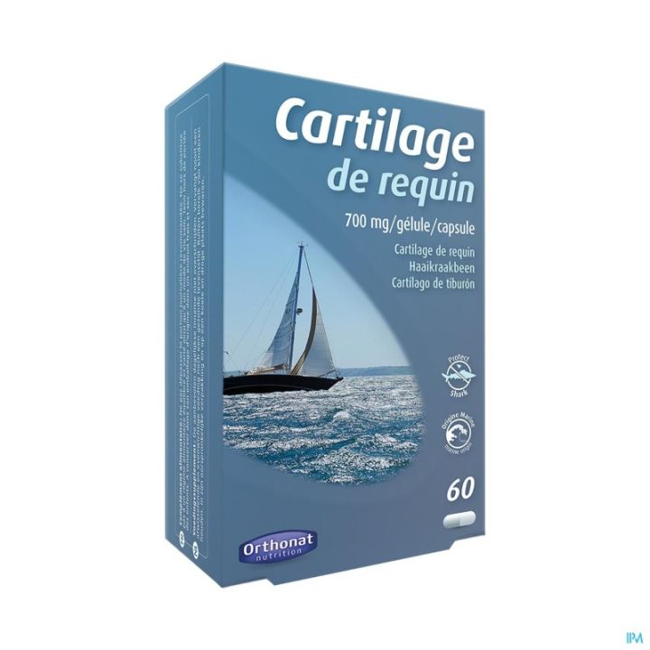 Cartilage de requin Orthonat - boite de 60 g&eacute;lules