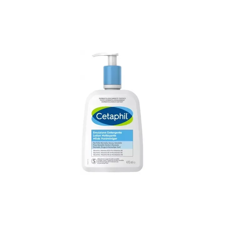 Lotion nettoyante haute tol&eacute;rance Cetaphil - flacon de 470 ml