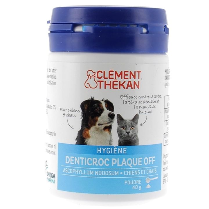 Denticroc poudre plaque off Cl&eacute;ment-th&eacute;kan - bo&icirc;te de 40g