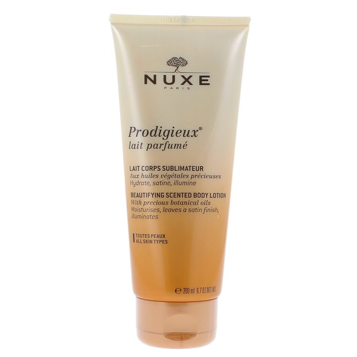 Lait Parfum&eacute; Prodigieux Corps Sublimateur Nuxe - tube de 200 ml