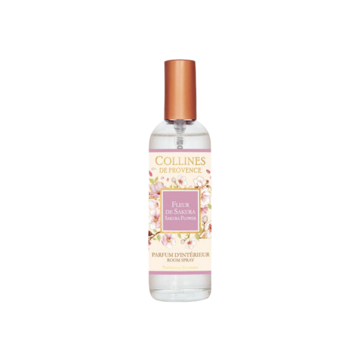 Parfum d'int&eacute;rieur fleur de sakura Collines de Provence - flacon de 100ml