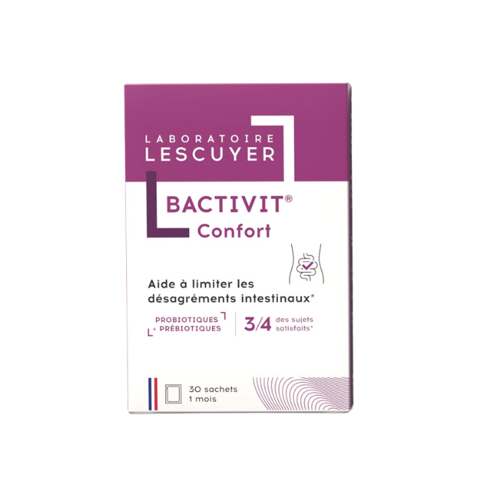Bactivit confort d&eacute;sagr&eacute;ments intestinaux Lescuyer - boite de 15 sachets