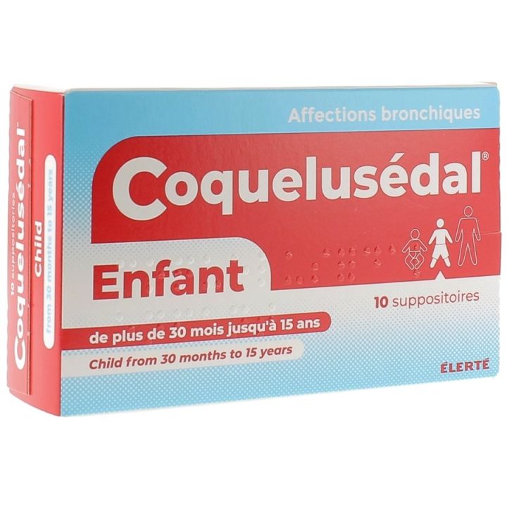 Coquelus&eacute;dal enfants - boite de 10 suppositoires