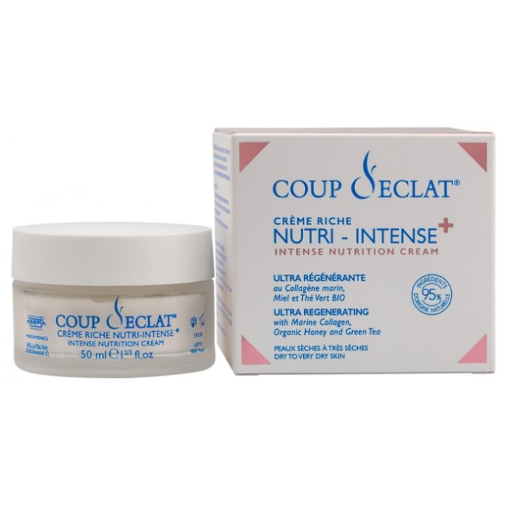 Cr&egrave;me confort+ texture riche Coup d'&eacute;clat - pot de 50 ml