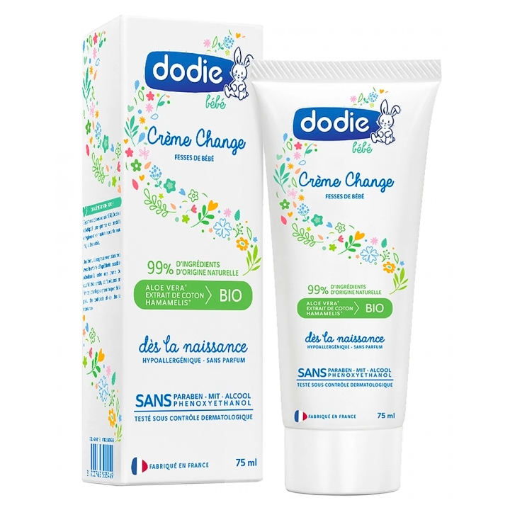 Cr&egrave;me de change Dodie - tube de 75 ml