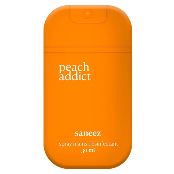Spray d&eacute;sinfectant peach addict Saneez - spray de 30ml