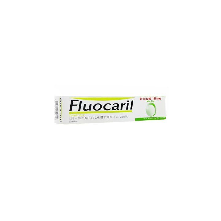 Dentifrice bi-fluor&eacute; 145 mg menthe Fluocaril - tube de 75 ml