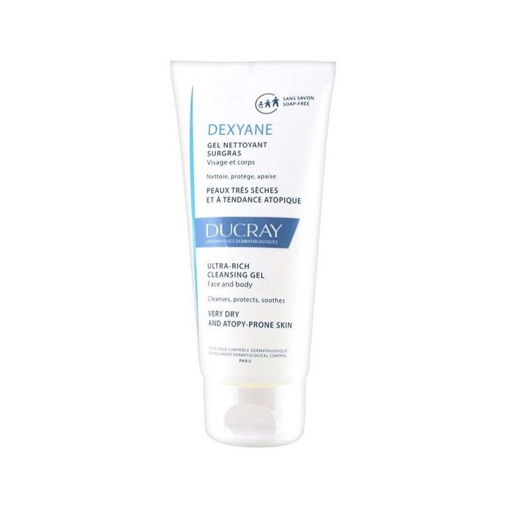 Dexyane Gel Nettoyant Surgras Ducray - tube de 100 ml