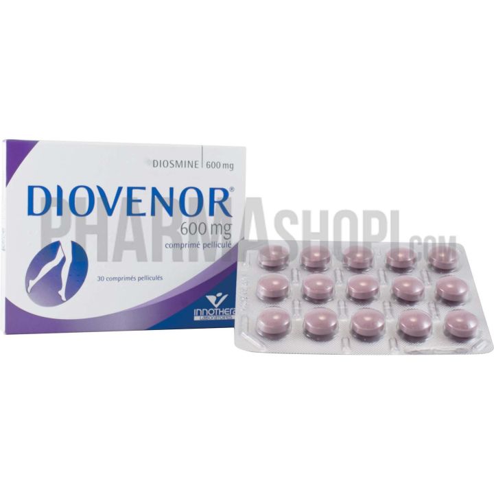 Diovenor 600mg comprim&eacute; pellicul&eacute; - bo&icirc;te de 30 comprim&eacute;s
