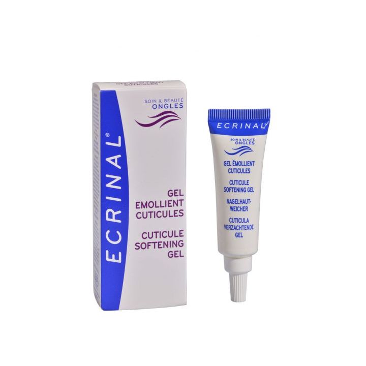 Gel &eacute;mollient cuticules Ecrinal - tube de 10 ml