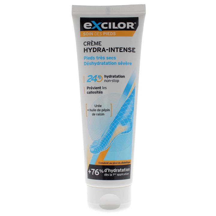 Excilor cr&egrave;me hydra-intense pieds tr&egrave;s secs - tube de 125 ml