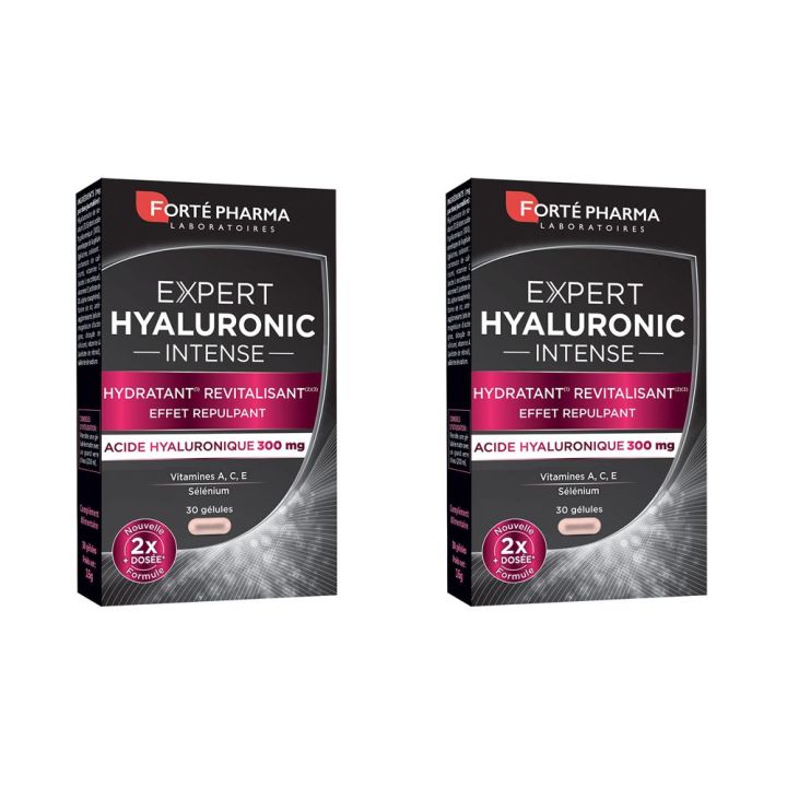 Expert Hyaluronic Intense Fort&eacute; Pharma - lot de 2 bo&icirc;tes de 30 g&eacute;lules