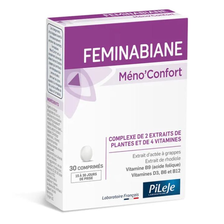 Feminabiane M&eacute;no'confort Pileje - boite de 30 comprim&eacute;s