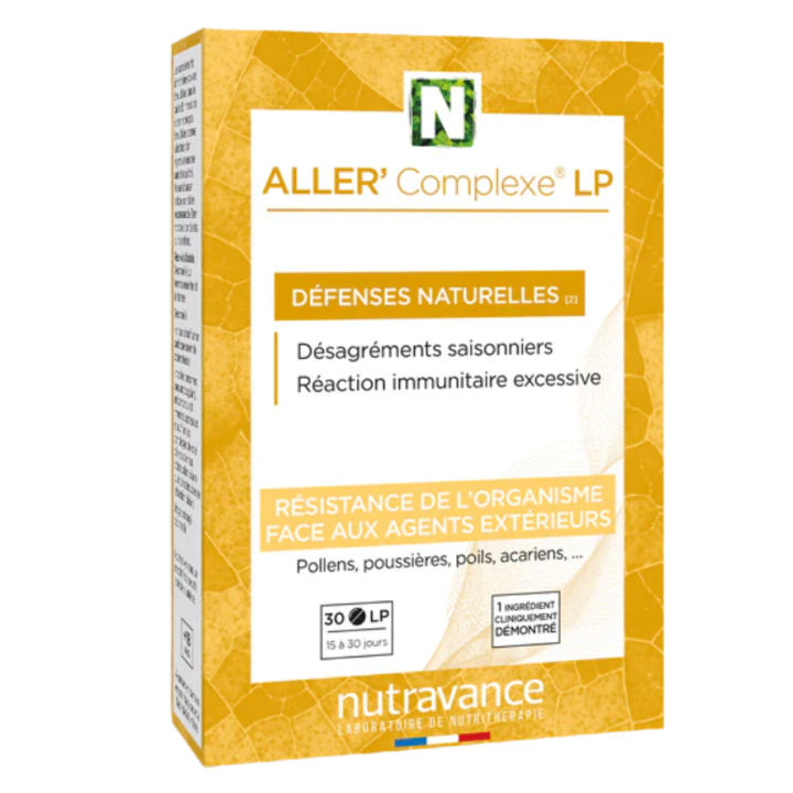 Aller'Complex LP d&eacute;fenses naturelles Nutravance - boite de 30 comprim&eacute;s