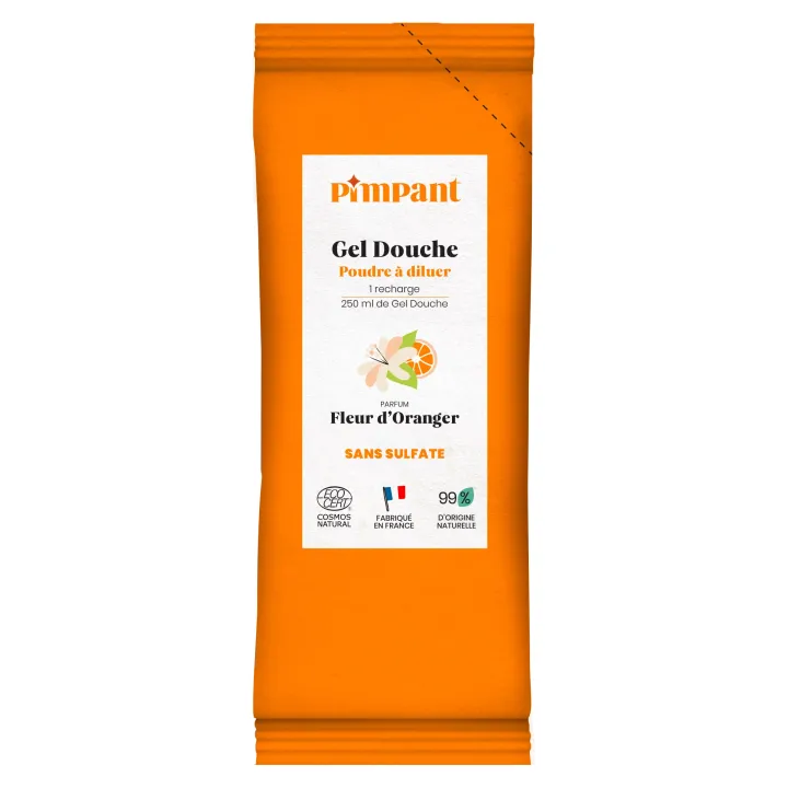Gel douche en poudre &agrave; diluer Pimpant - sachet de 25g