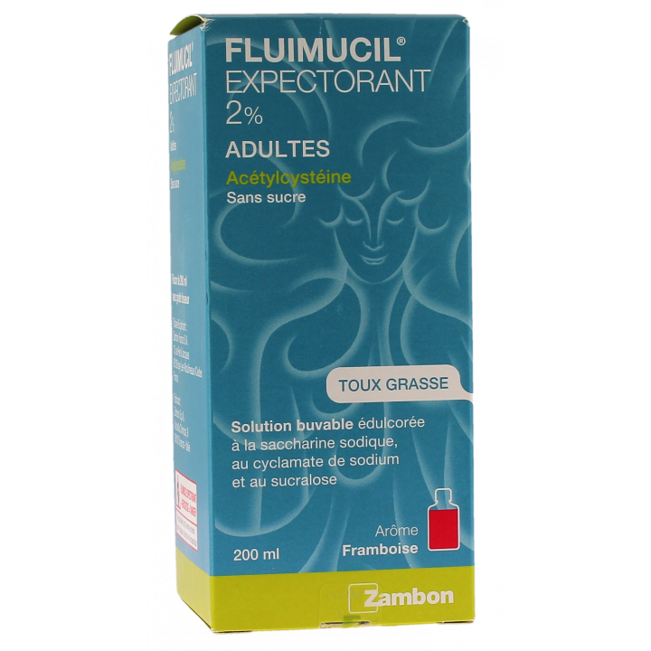 Fluimucil 2% Adultes solution buvable - flacon de 200 ml