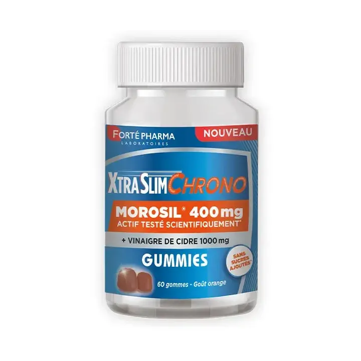 XtraSlim Chrono morosil Fort&eacute; Pharma - pot de 60 gommes