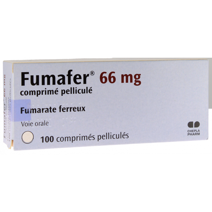Fumafer 66mg comprim&eacute; pellicul&eacute; - bo&icirc;te de 100 comprim&eacute;s