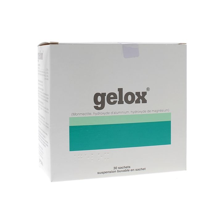 Gelox suspension buvable en sachet - bo&icirc;te de 30 sachets