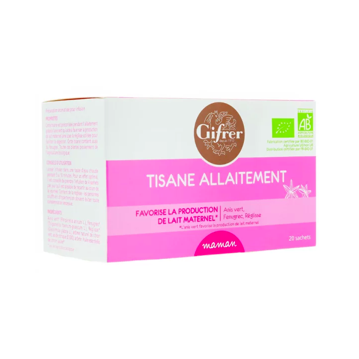Tisane allaitement pour maman Gifrer - bo&icirc;te de 20 sachets