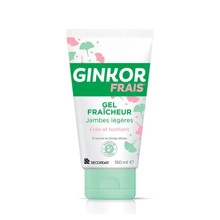 Ginkor gel fraicheur intense jambes l&eacute;g&egrave;res - tube de 150 ml