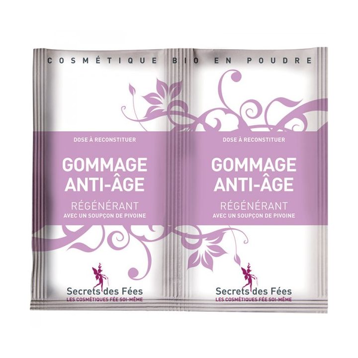 Gommage anti-&acirc;ge r&eacute;g&eacute;n&eacute;rant BIO Secrets des f&eacute;es - 2 sachets