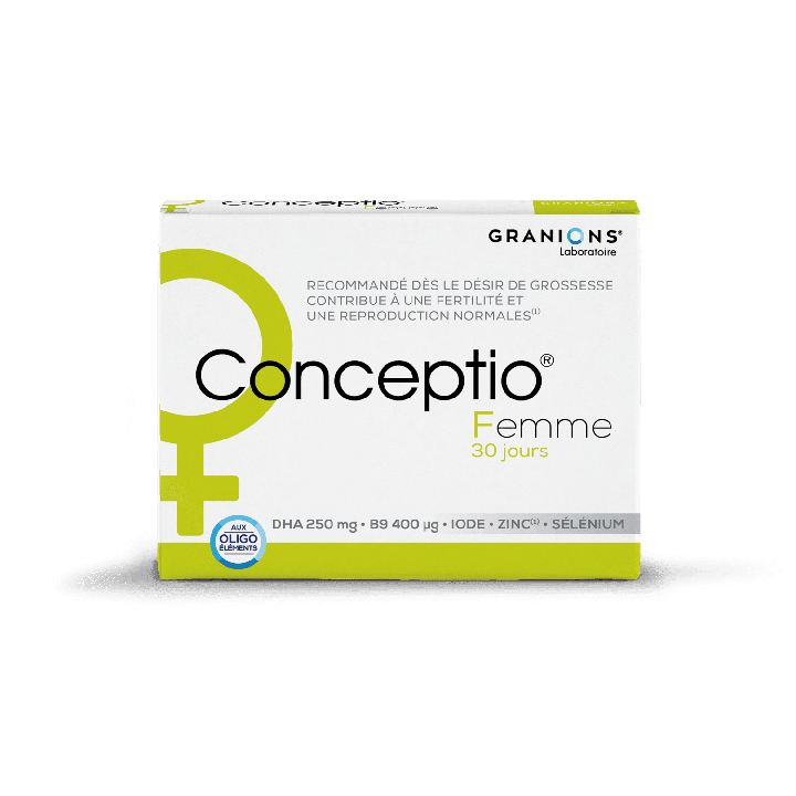 Conceptio femme Granions - boite de 30 g&eacute;lules et 30 capsules