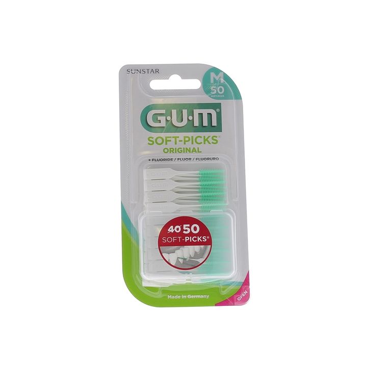 Brossettes interdentaires soft-picks jetable r&eacute;gular Gum - 50 brossettes