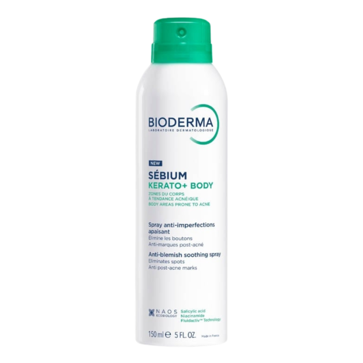 S&eacute;bium kerato + body spray anti-imperfections apaisant Bioderma - spray de 150ml
