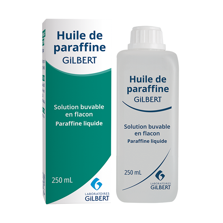 Huile de paraffine Gilbert solution buvable en flacon - flacon de 250 ml