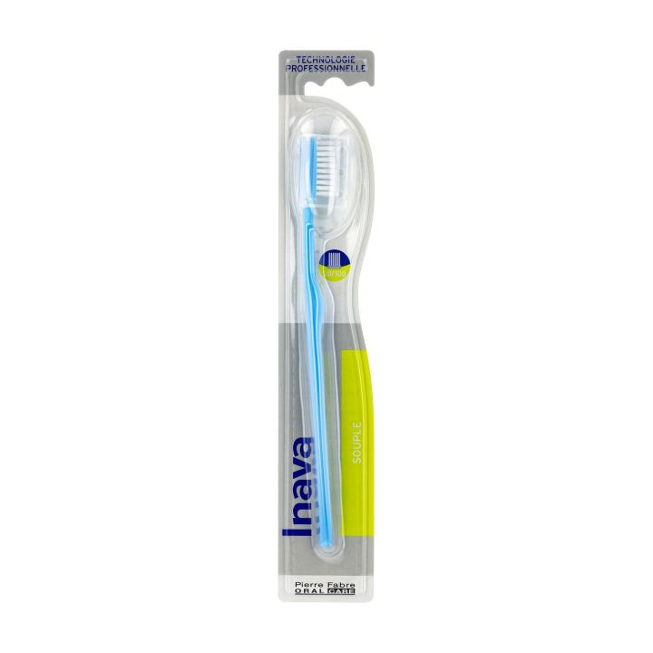 Brosse &agrave; dents souple 20/100 Inava - 1 brosse &agrave; dents