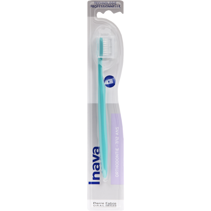 Brosse &agrave; dents orthodontie Inava - 1 brosse &agrave; dents