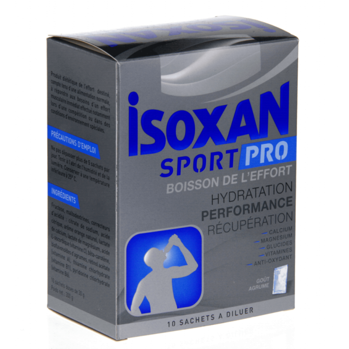 Isoxan PRO boisson de l'effort go&ucirc;t agrume - 10 sachets &agrave; diluer