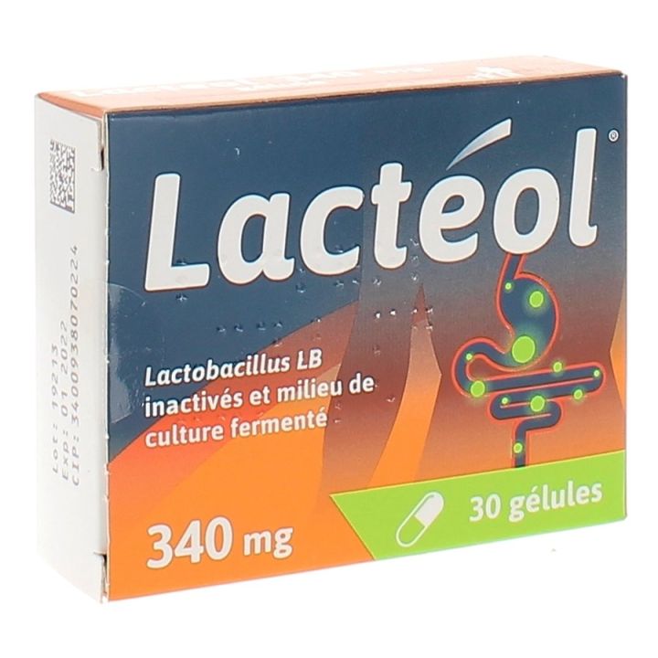 Lact&eacute;ol 340mg - bo&icirc;te de 30 g&eacute;lules