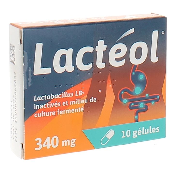 Lact&eacute;ol 340mg - bo&icirc;te de 10 g&eacute;lules