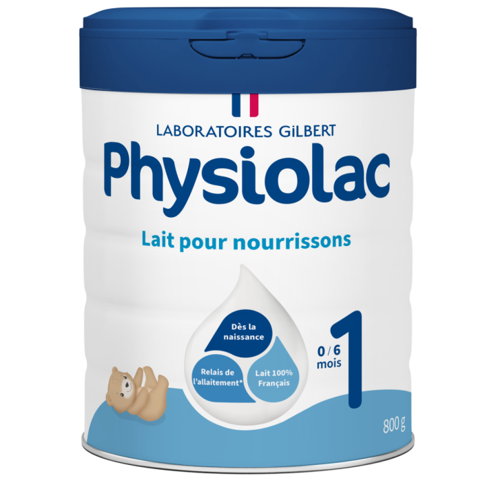 Lait Infantile 1er &acirc;ge 0-6 mois Physiolac - pot de 800 g