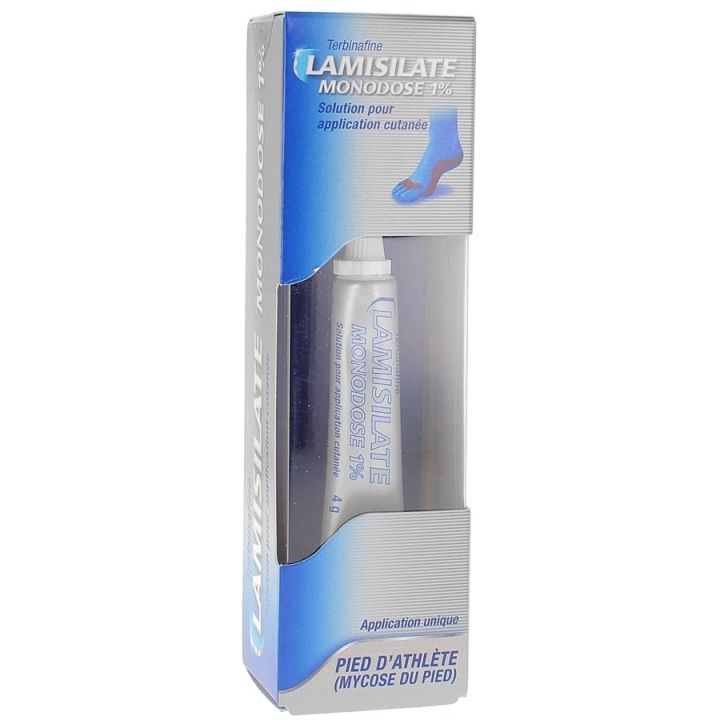 Lamisilate Monodose 1% solution pour application cutan&eacute;e - tube de 4g