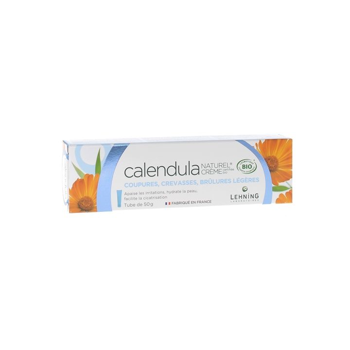 Calendula naturel cr&egrave;me bio Lehning - tube de 50 g