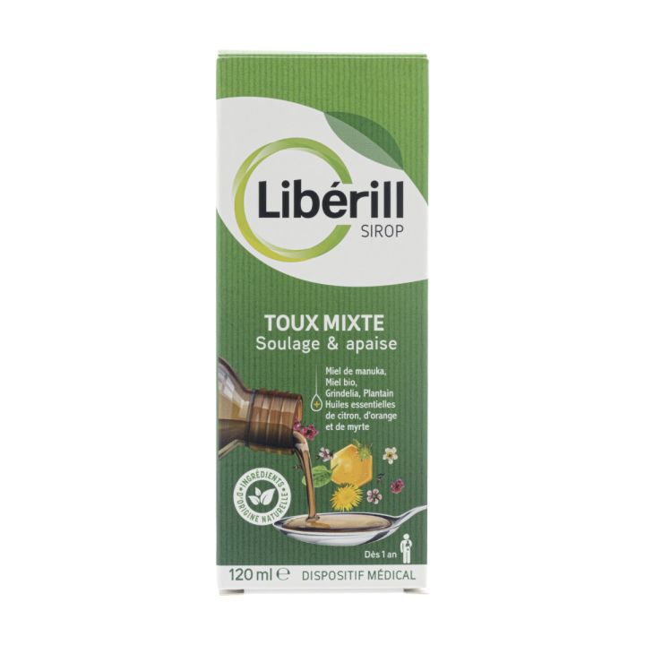 Sirop toux mixte Lib&eacute;rill - flacon de 120ml