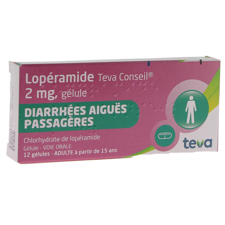Lop&eacute;ramide 2mg Ratiopharm Conseil g&eacute;lule - boite de 12 g&eacute;lules
