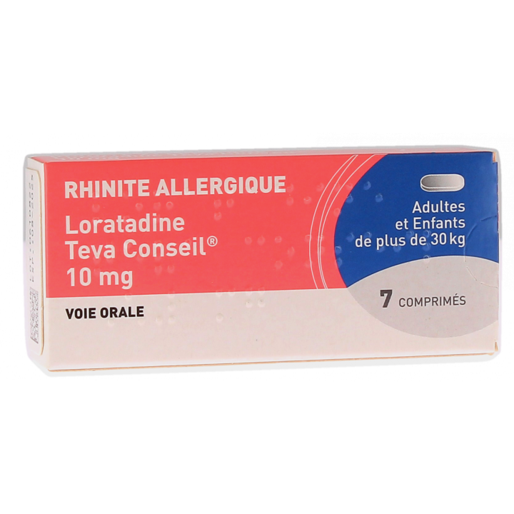 Loratadine Teva Conseil 10mg - 7 comprim&eacute;s