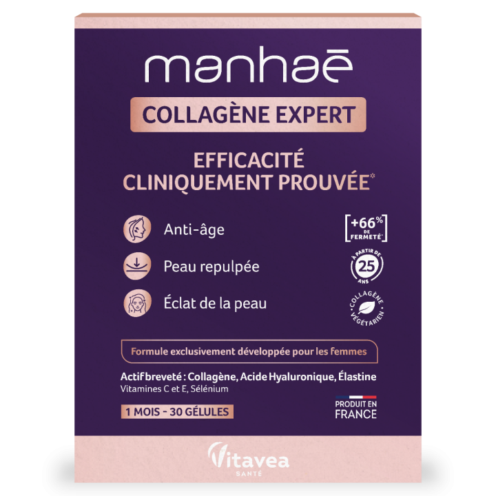 Manha&eacute; Collag&egrave;ne Expert Vitavea - bo&icirc;te de 30 g&eacute;lules