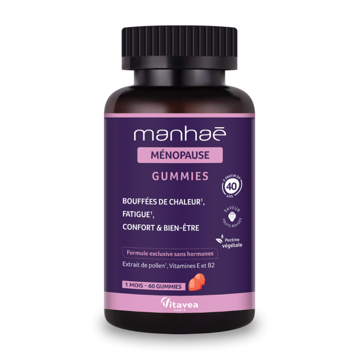 Manha&eacute; M&eacute;nopause Vitavea - pot de 60 gummies