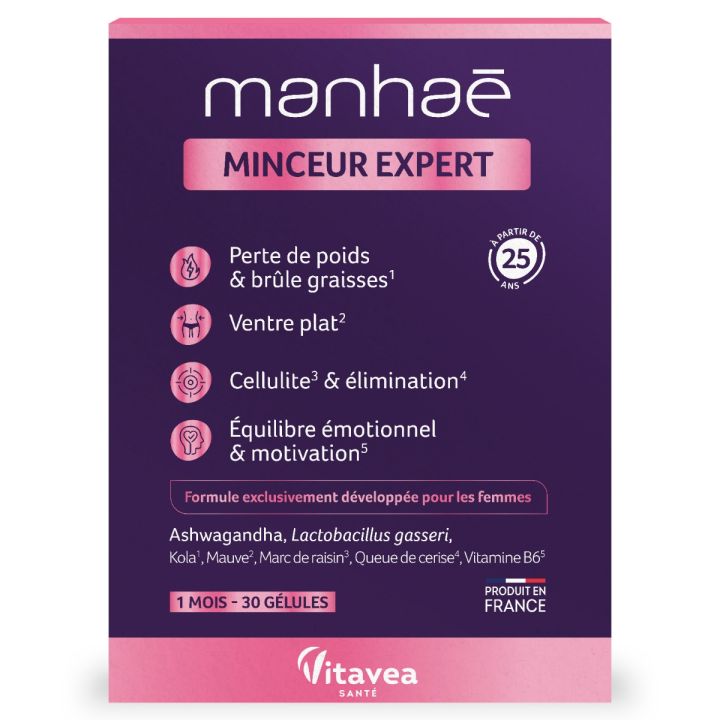 Manha&eacute; Minceur Expert Vitavea - bo&icirc;te de 30 g&eacute;lules