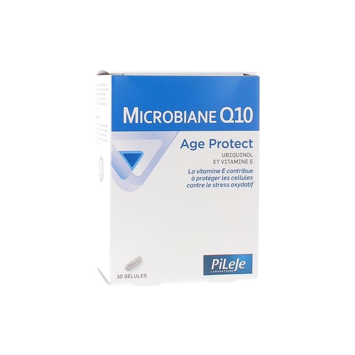 Microbiane Q10 &acirc;ge protect Pileje - bo&icirc;te de 30 g&eacute;lules
