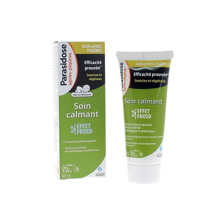 Soin calmant apr&egrave;s piqure d'insectes Parasidose - tube de 40 ml